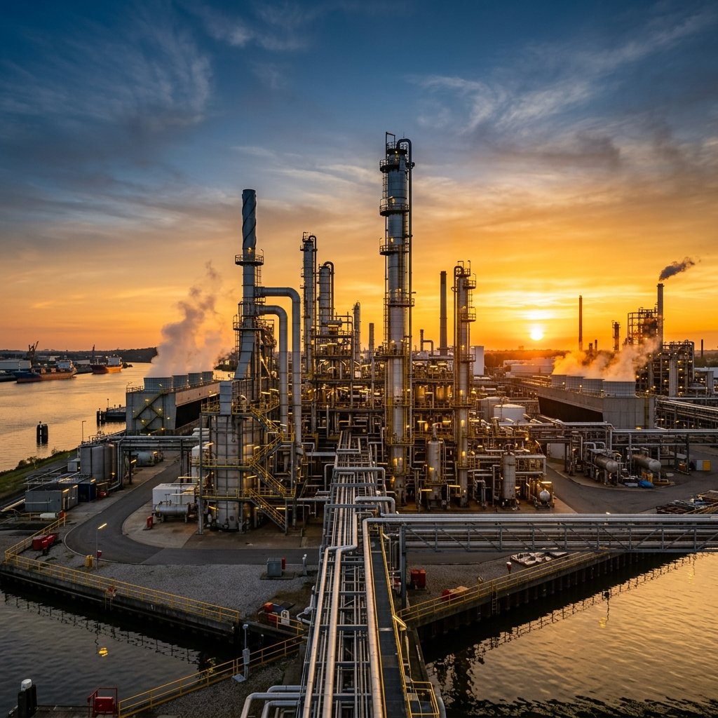 Oil Plant Refinery